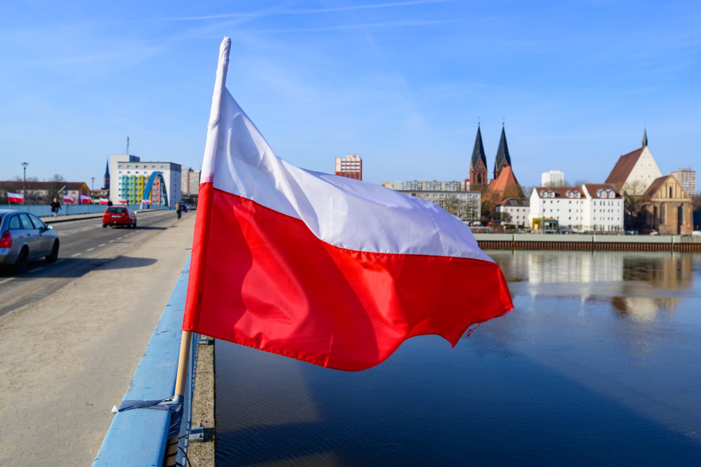 Lenkijos vėliava.