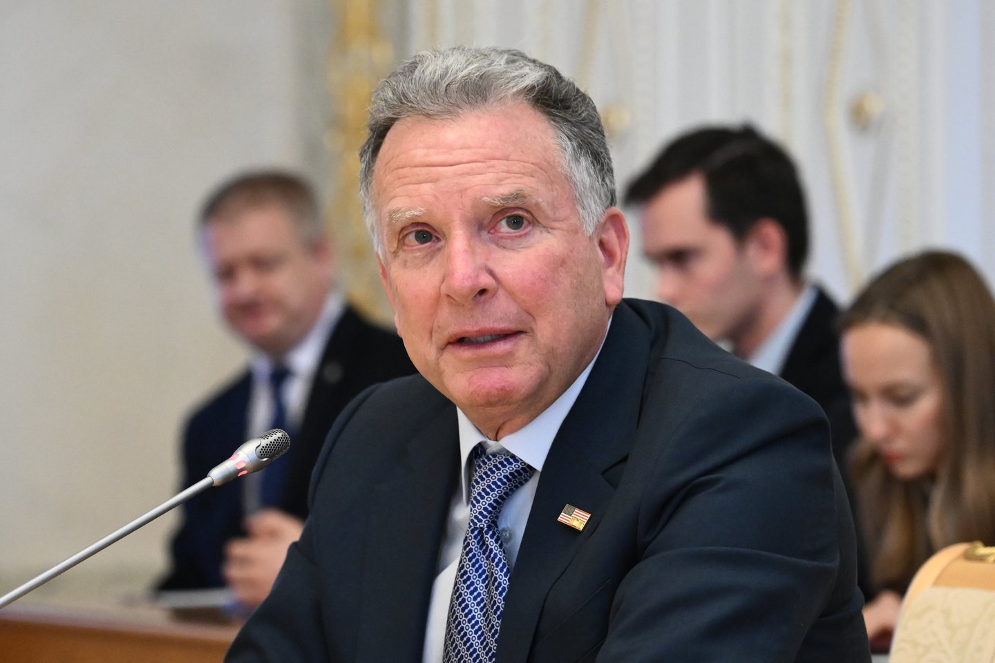V. Putino ir S. Witkoffo susitikimas.<br>EPA/ELTA nuotr.