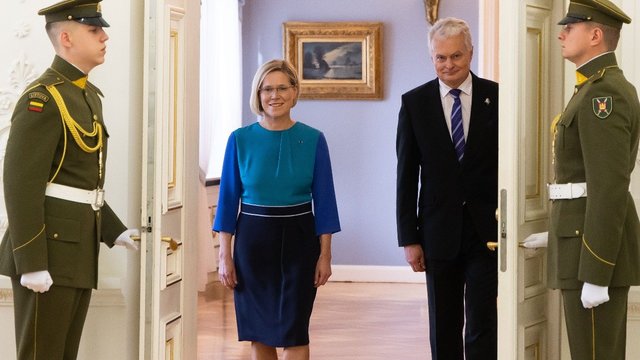Estijos prezidentė lankosi Lietuvoje: „Sprendžiamas visos ES likimas“