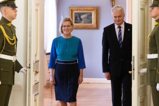 Estijos prezidentė lankosi Lietuvoje: „Sprendžiamas visos ES likimas“