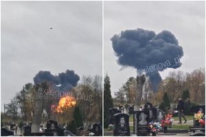Žiniasklaida: Kaliningrado srityje sudužo Rusijos naikintuvas Su-30SM