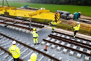 Įrengiami pirmieji „Rail Baltica“ greitųjų geležinkelių iešmai