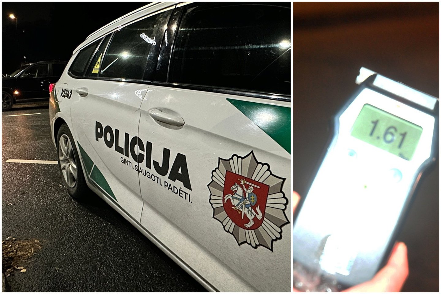Policija, alkotesteris.
