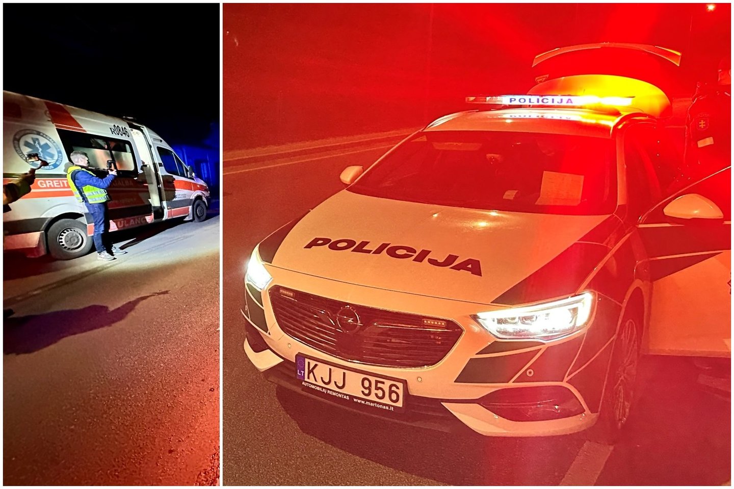 Greitoji pagalba, policija.