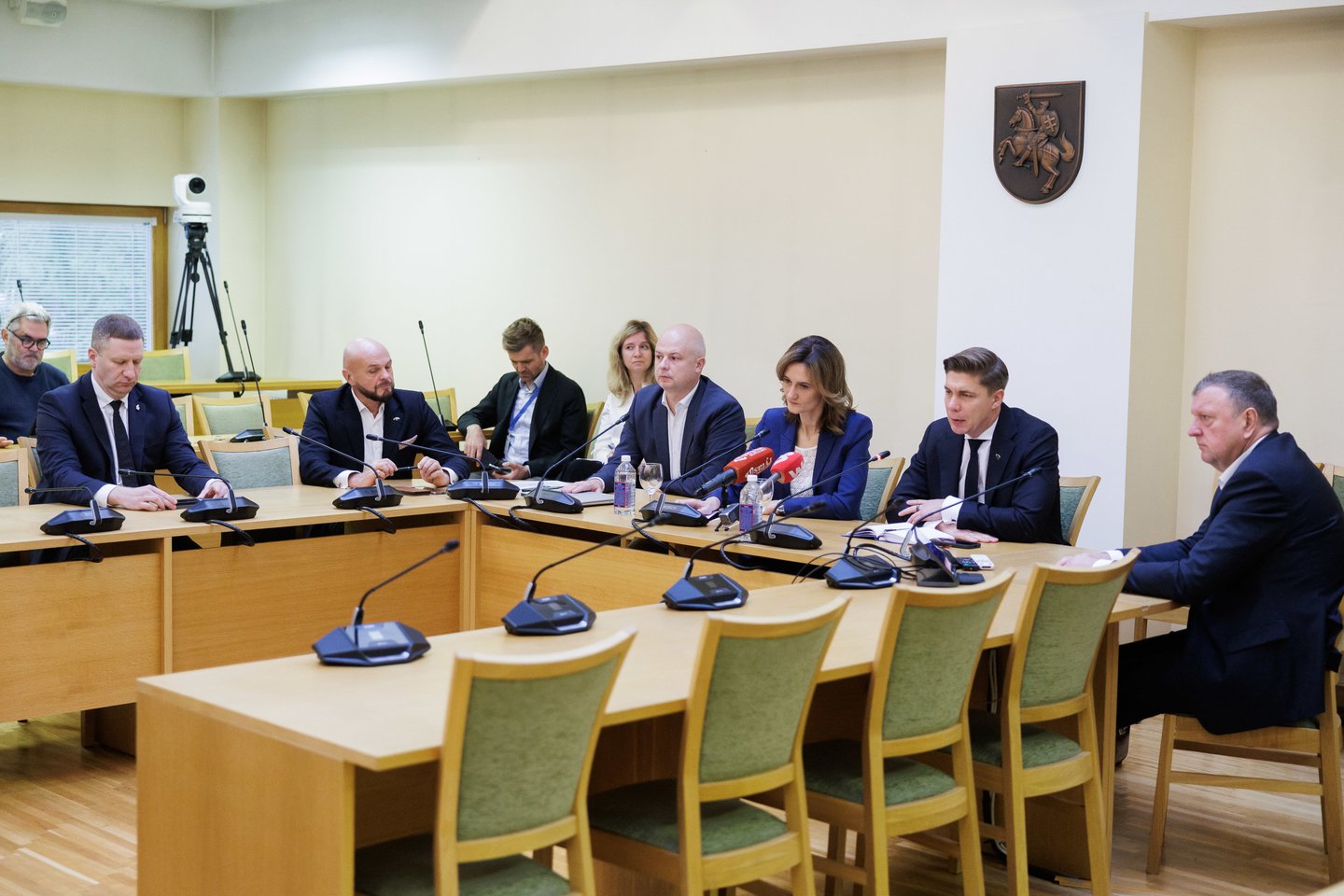 Mindaugo Sinkevičiaus susitikimas su Liberalų sąjūdžio frakcija.<br>V. Skaraičio nuotr.