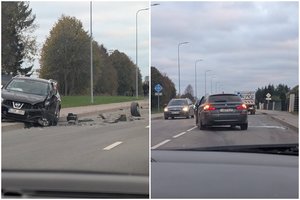 Diena Kretingoje prasidėjo skaudžiai: „vokietis“ „japoną“ nusviedė ant šaligatvio