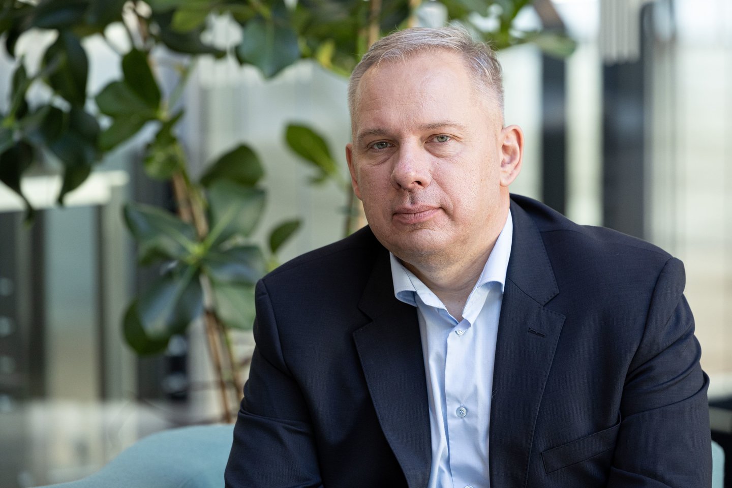 Telekomunikacijų bendrovės „Telia“ techninės saugos vadovas Darius Povilaitis.