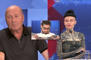 TV studijoje Jurijus Smoriginas išplūdo tatuiruočių mėgėjus: „Jūs visi susitraukę“