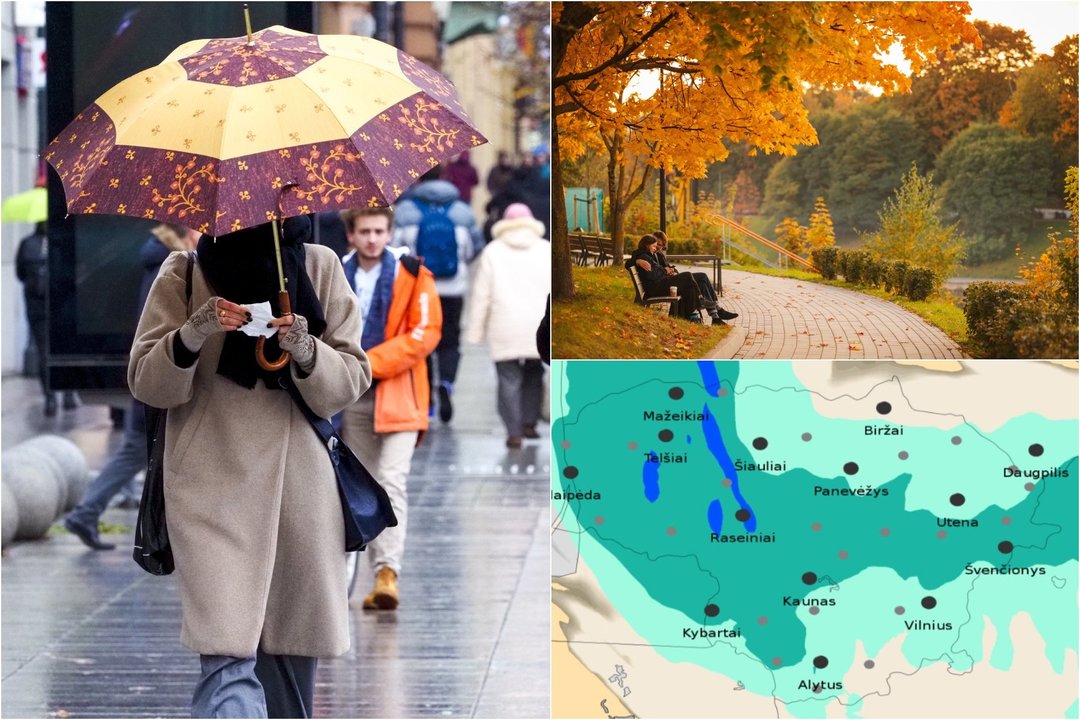 Įspėja: po lietingo penktadienio – atokvėpis ir vėl pokyčiai