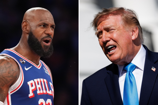 Po LeBrono Jameso poelgio D. Trumpas įniršo: „Jis yra visiška gėda“