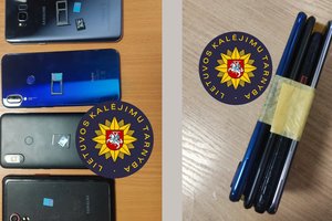 Į pasimatymą Pravieniškių kalėjime atvykęs vyras bandė įsinešti keturis mobiliuosius telefonus