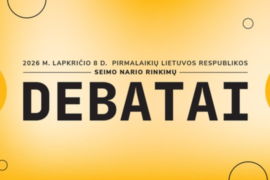 Pirmalaikių rinkimų į Seimą kandidatų debatai: išsakė poziciją visuomenei svarbiais klausimais