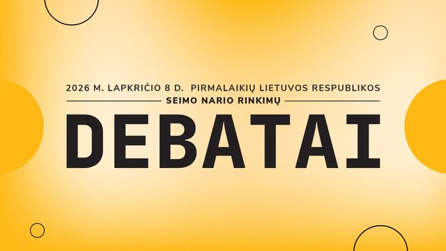 Pirmalaikių rinkimų į Seimą kandidatų debatai: išsakė poziciją visuomenei svarbiais klausimais