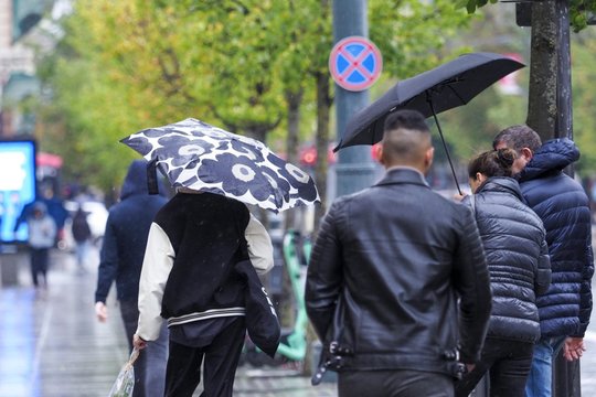 Savaitės pradžia bus lietinga ir vėjuota: kai kur griaudės perkūnija ir pabirs ledo kruopų
