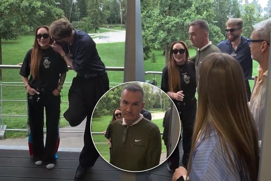 Po Dominyko Dirksčio bučinio Džordanai Butkutei – netikėta jos vyro Elegijaus reakcija