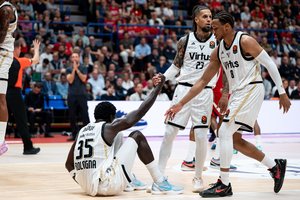 Prieš mūšį su „Žalgiriu“ Bolonijos „Virtus“ per 45 minutes palaužė „Olimpia“