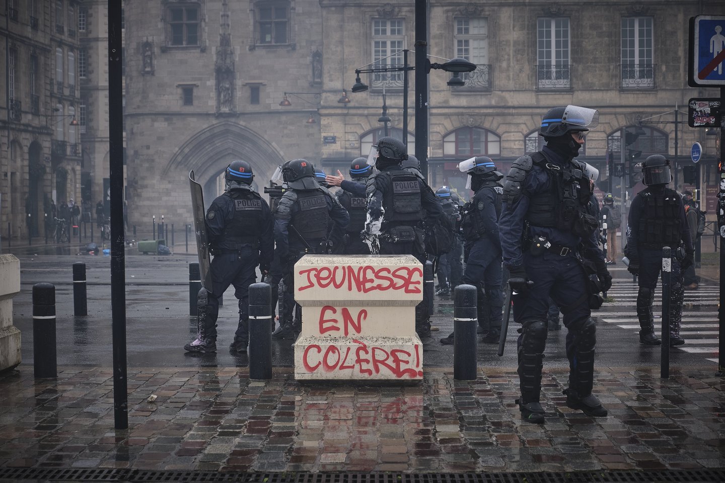 Protestai Prancūzijoje.<br>EPA-ELTA nuotr.