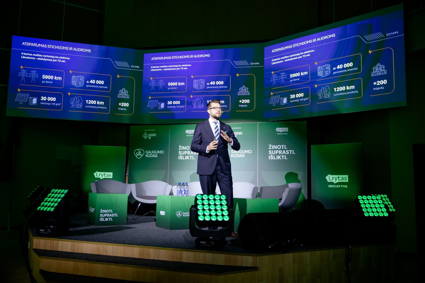 Energetikos ministras Lukas Savickas.<br> V.Skaraičio nuotr.