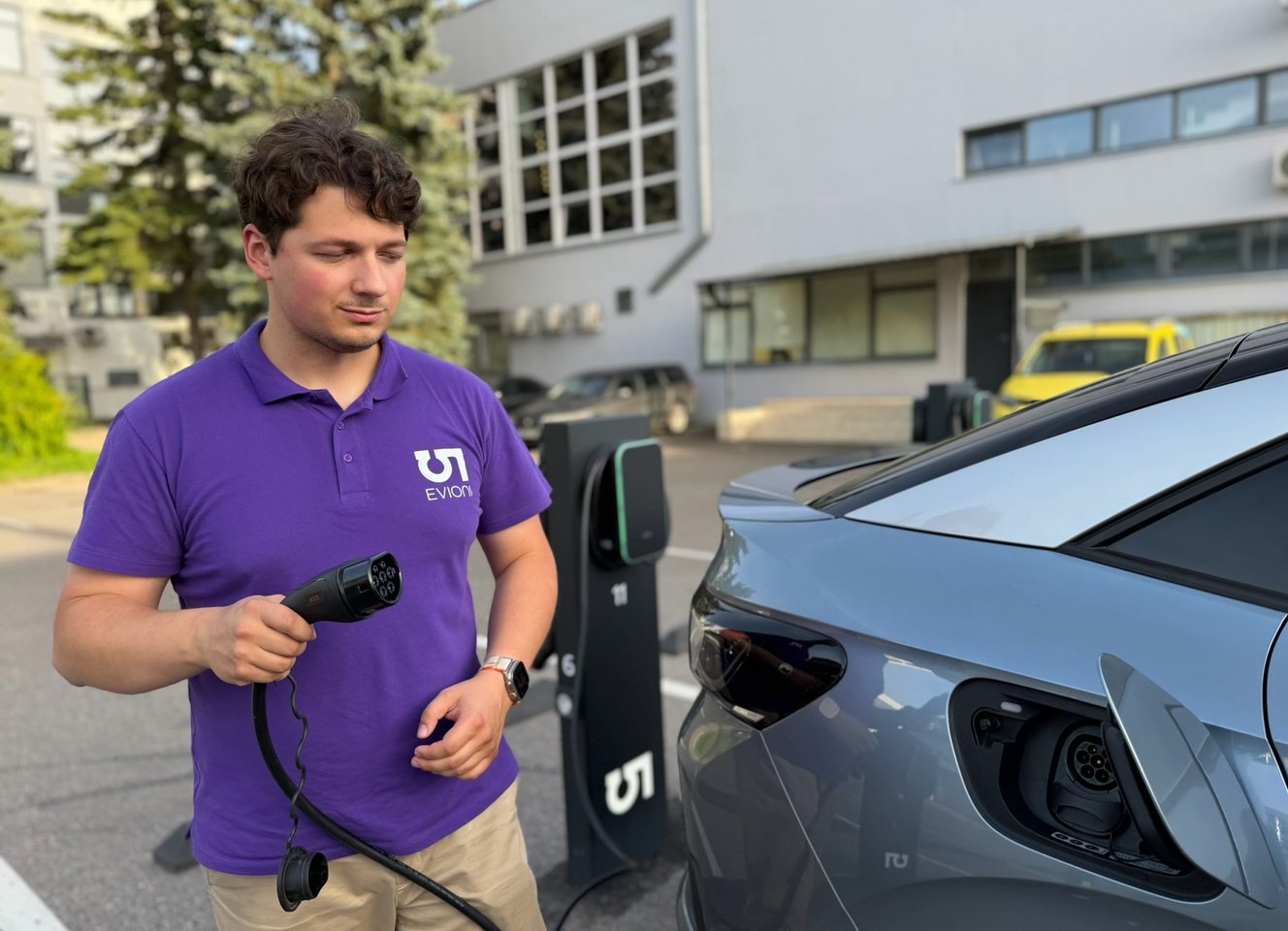  Elektromobilių įkrovimo sprendimų bendrovės „Evioni“ vadovas Ignas Petrikonis.