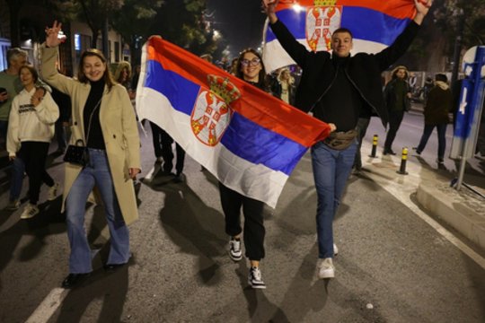 Ž. Pavilionis įvertino istorinį lūžį Serbijoje: tikėtina, kad nebus viskas taip paprasta