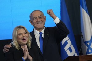 Rinkimai Izraelyje: pirmaujanti B. Netanyahu partija daugumos greičiausiai negaus