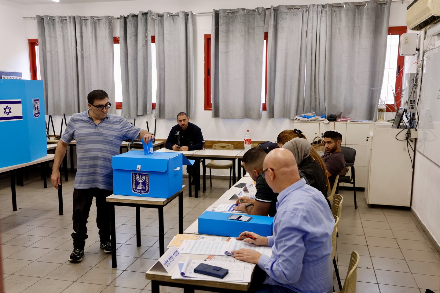 Rinkimai Izraelyje.<br>EPA/ELTA nuotr.