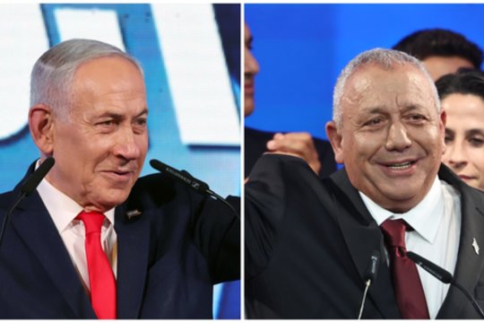 Po įtemptų rinkimų Izraelyje – skambūs B. Netanyahu ir jo varžovo pareiškimai
