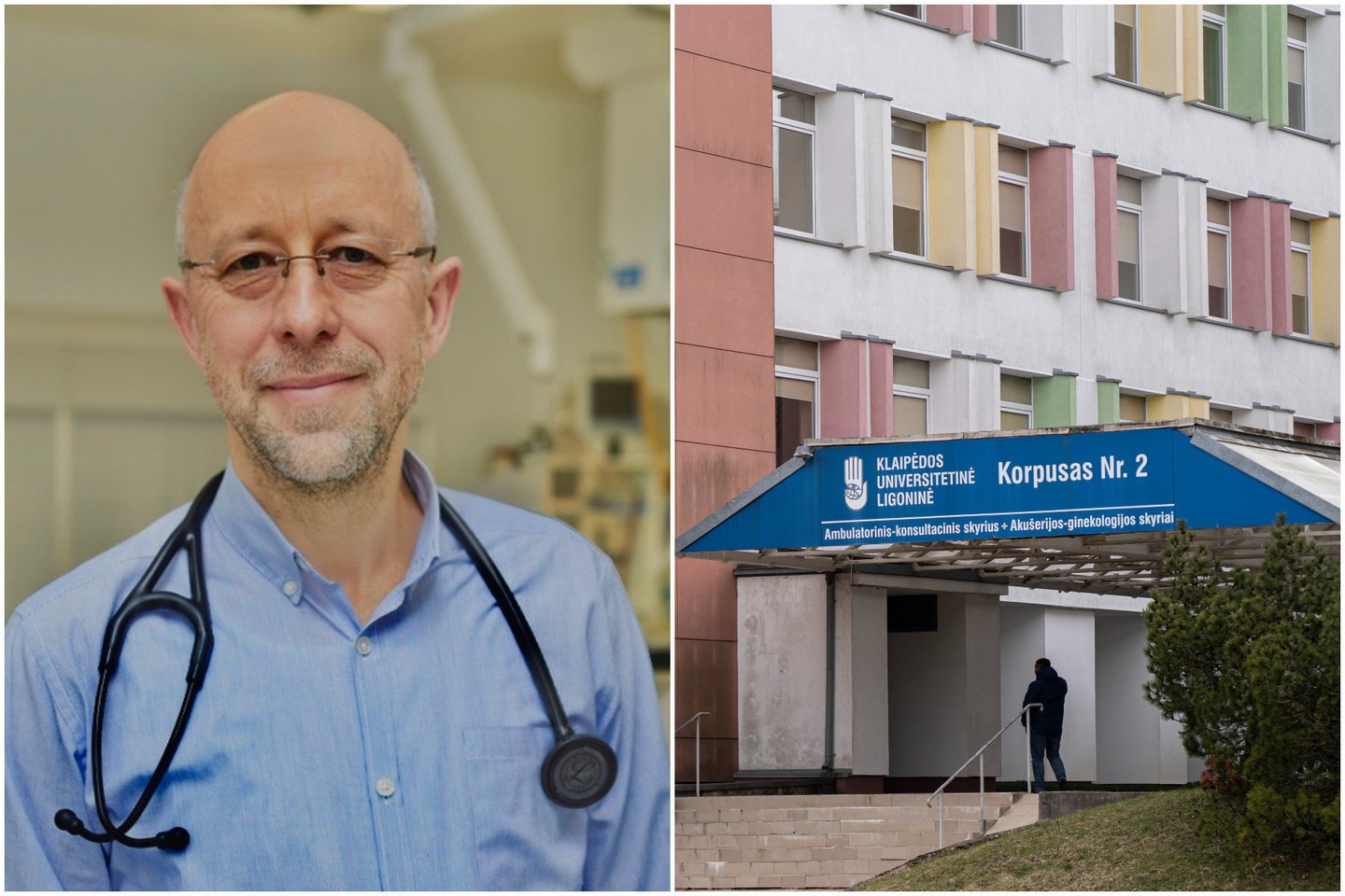 Klaipėdos universiteto ligoninės (KUL) direktorius Audrius Šimaitis.