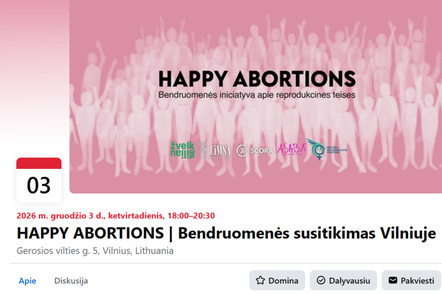 Kvietimas į renginį