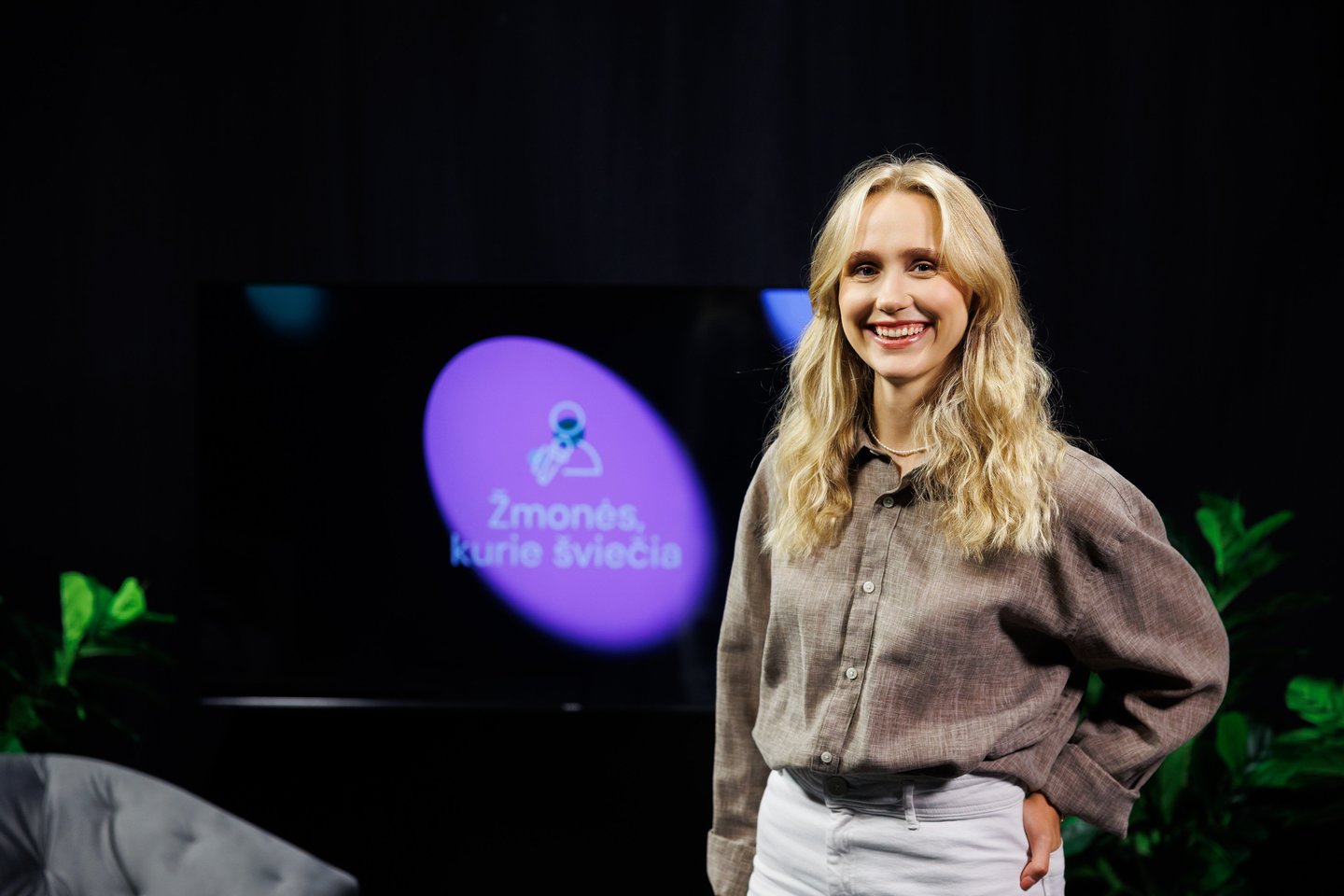 LRT mokslo redaktorė Elizabet Glazkova.