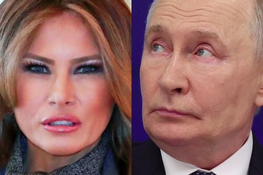 Netikėtas Vladimiro Putino manevras: kaip į paliaubų žaidimą įtraukta Melania Trump