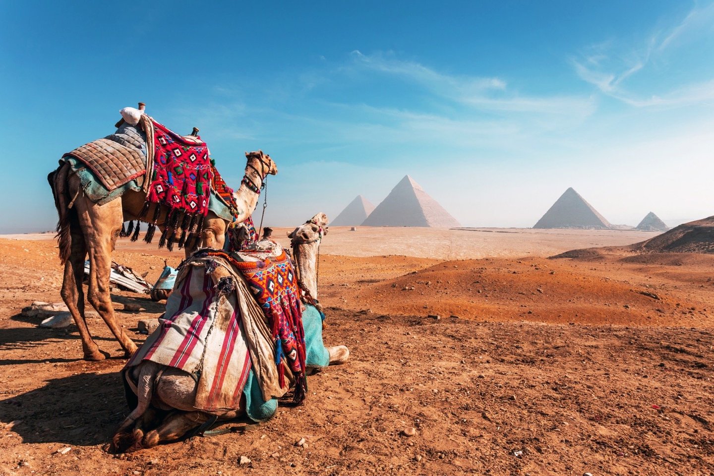 Egipto piramidės.
