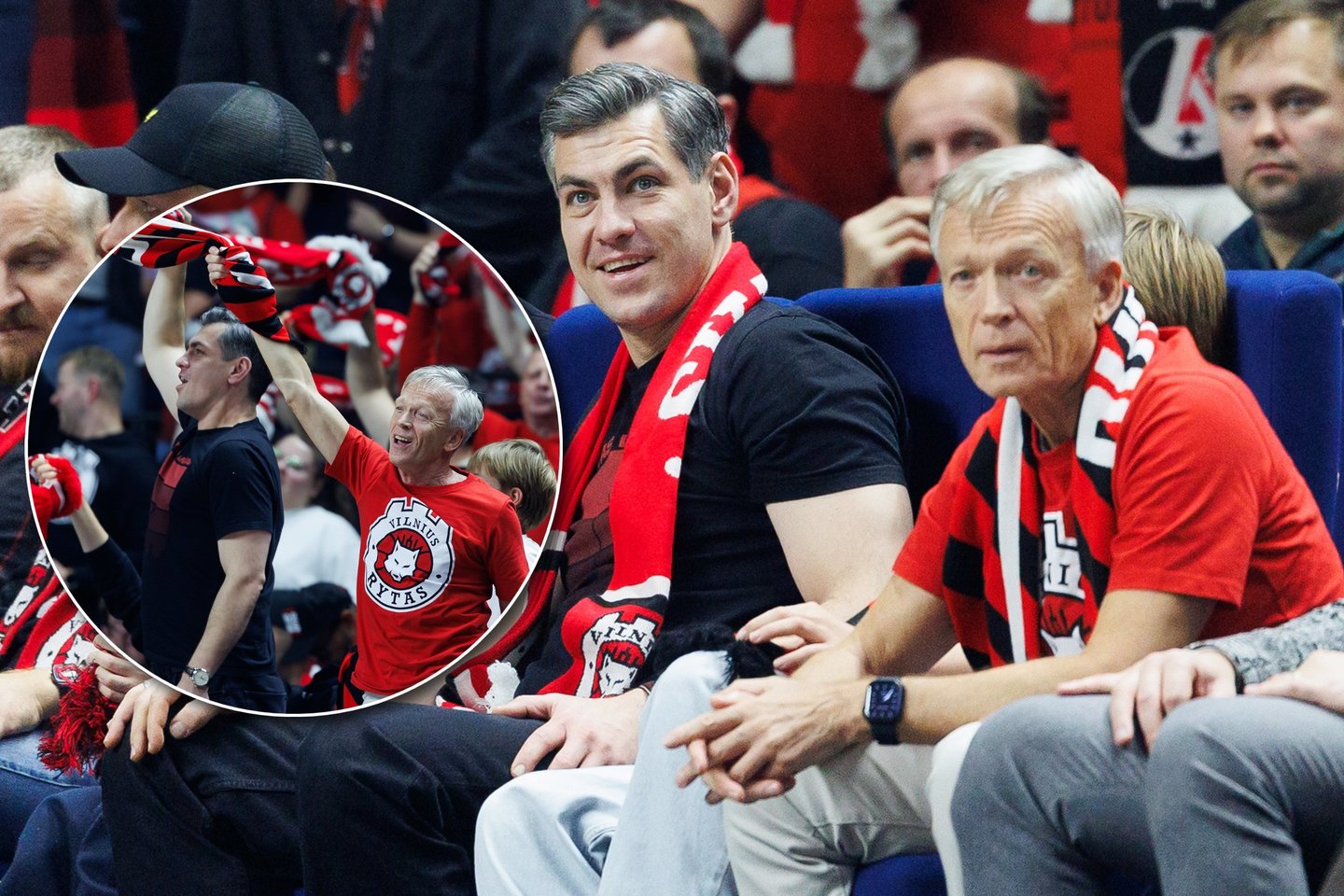 Justinas Jankevičius ir Arvydas Avulis.