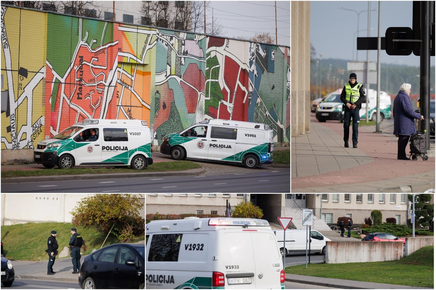 Pratybos prie Vilniaus kalėjimo.