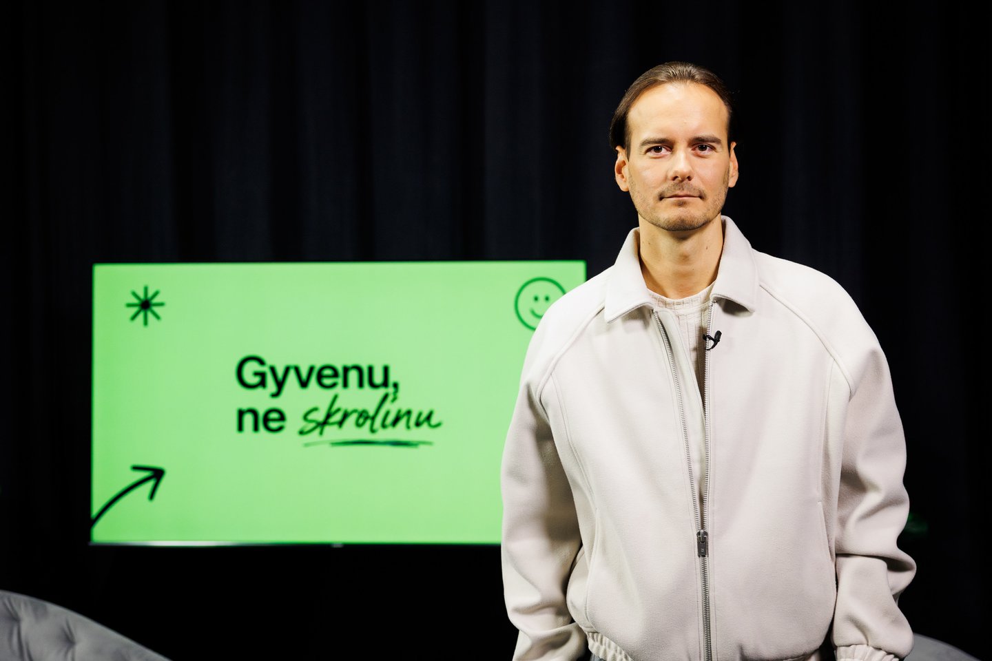 „Optometrijos centro“ edukacijos ir kompetencijų ugdymo vadovas Vilius Rožė Ružas.<br> T. Bauro nuotr.