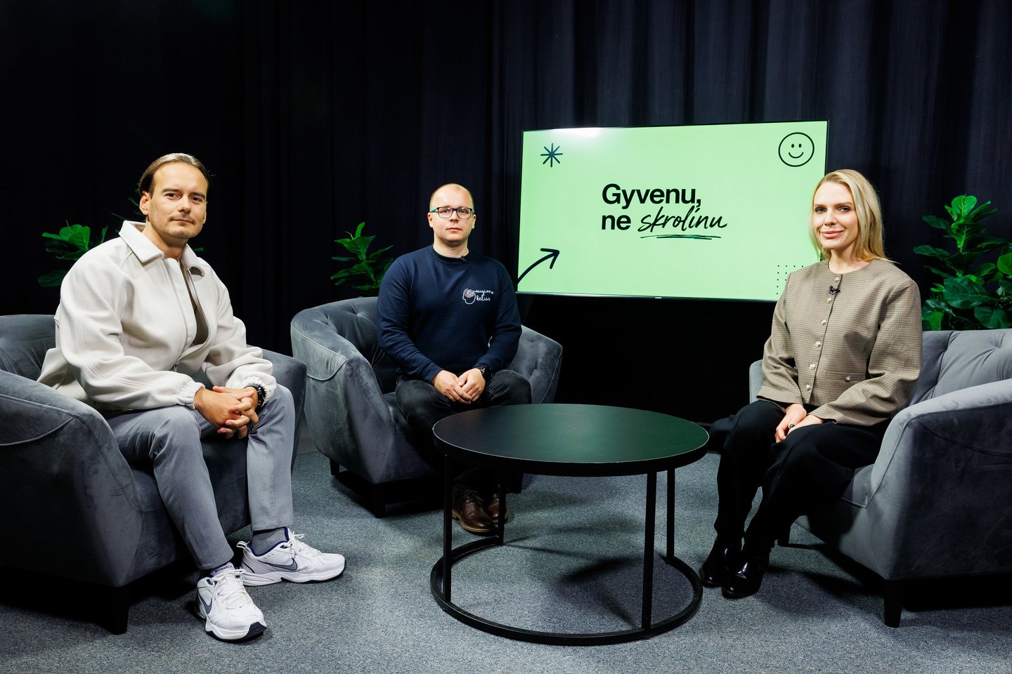 „Optometrijos centro“ edukacijos ir kompetencijų ugdymo vadovas Vilius Rožė Ružas ir vaikų ergoterapeutas Albertas Jankoit.