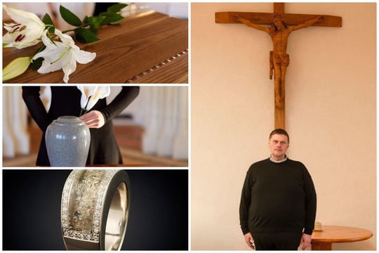 Kunigas pasisakė apie kremavimą: „Bažnyčia pirmumą teikia mirusio kūno buvimui karste“
