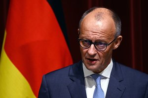 Augant nerimui dėl JAV smūgių Iranui – F. Merzo raginimas