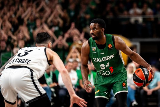 Įsielektrinęs Kaunas: „Žalgirio ir „Partizan“ mače – nežymus kauniečių pranašumas