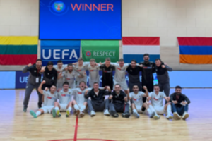 Fantastika: „Kauno Žalgirio“ salės futbolininkai iškovojo istorinę pergalę
