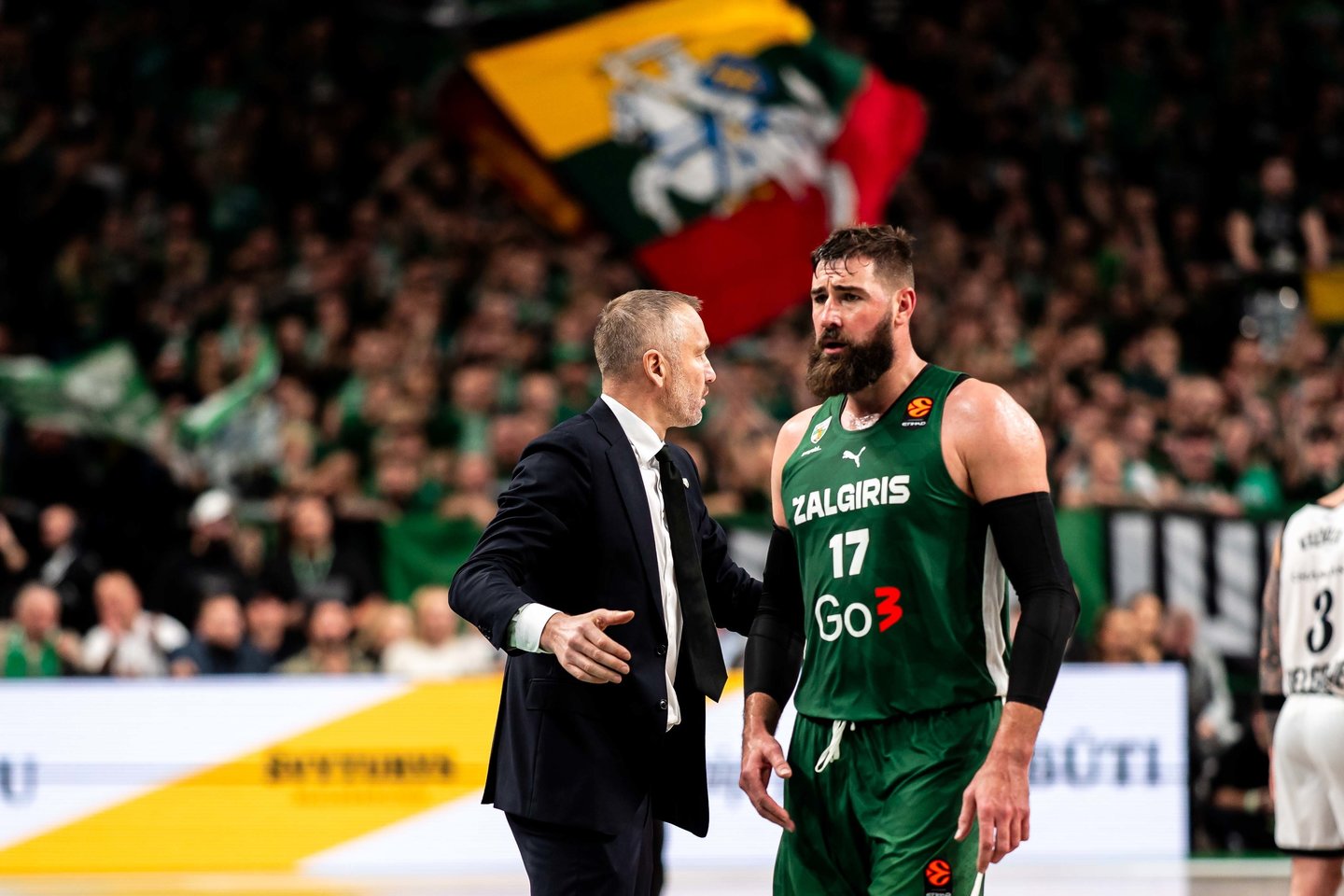 Tomas Masiulis ir Jonas Valančiūnas.<br>G. Bitvinsko nuotr.