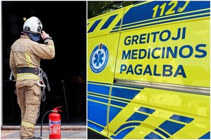 Incidentas Marijampolės įmonėje: apdegė du žmonės