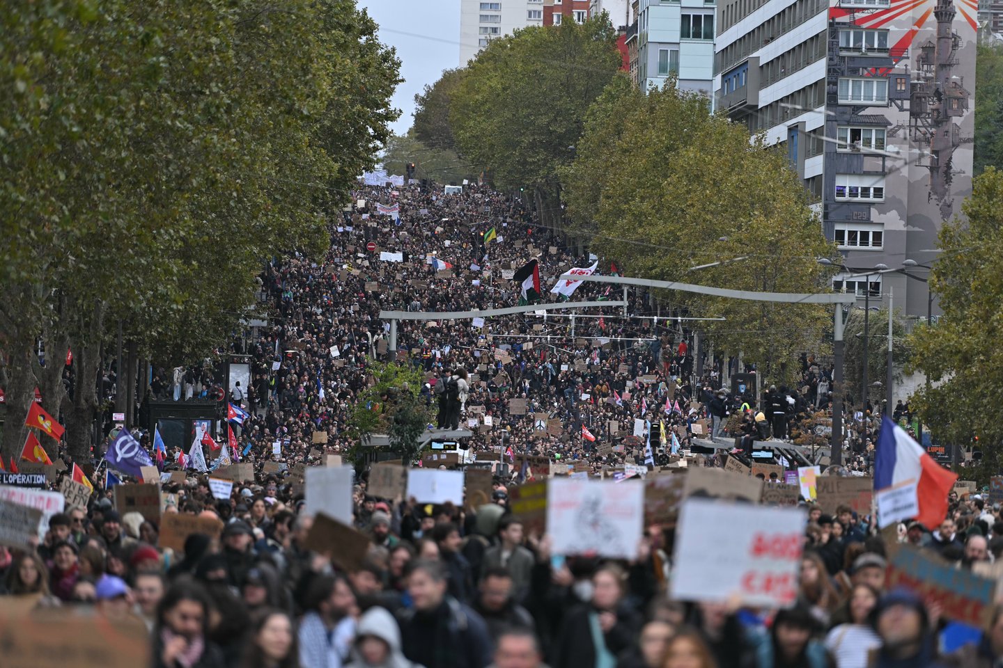 Protestai Prancūzijoje.