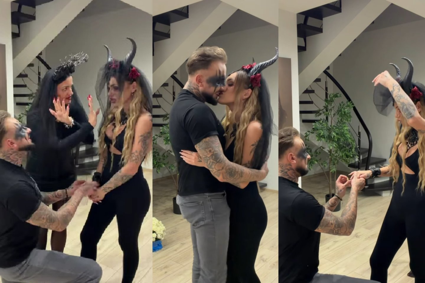 Per Heloviną Justina Partikė užminė mįslę apie sužadėtuves: sekėjai suskubo sveikinti.